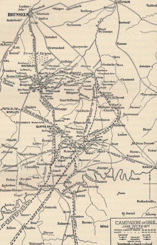'Campaign of 1815. June 15th to 19th', (1896).  Artist: Unknown.