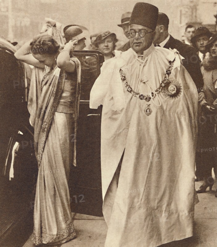 'H.H. The Prince Aga Khan and the Begum Aga Khan', May 12 1937. Artist: Unknown.