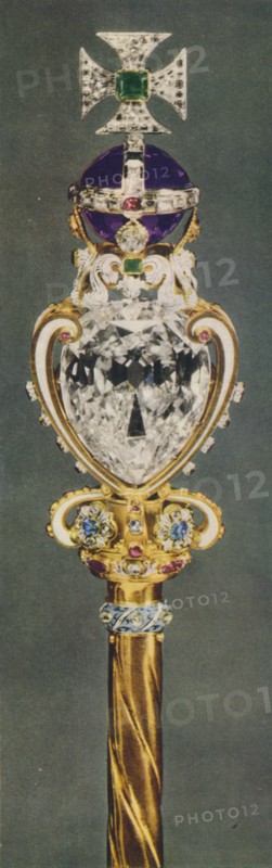 'The Royal Sceptre with The Cross', 1937. Creator: Unknown.
