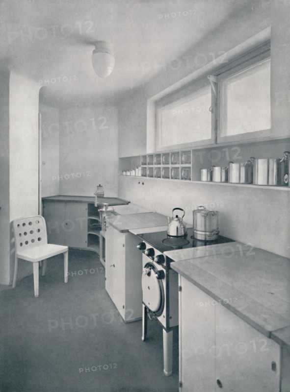 'A kitchen designed by Professor Oswald Haerdtl, of Vienna', 1935. Artist: Unknown.