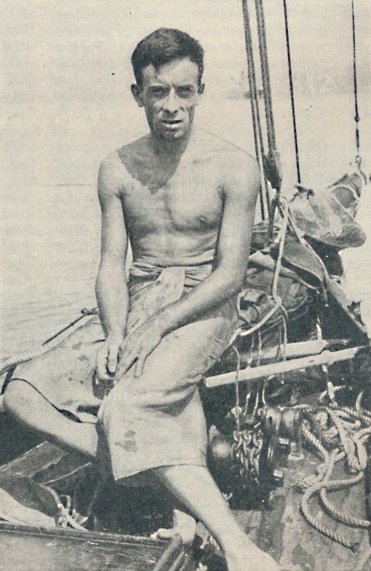 'A Modern Ulysses. Gerbault photographed at Suva, in the Fiji Islands', 1936. Artist: Unknown.