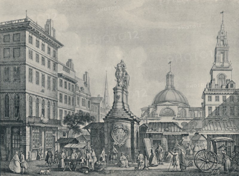 'The Stocks Market, 1738', (1920). Artist: Henry Fletcher.