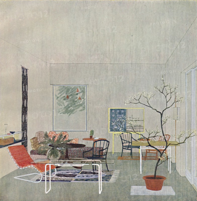 'A design for a Gartenraum by Georg Steinklammer of Vienna', 1935. Artist: Unknown.