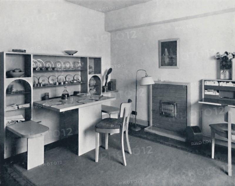 'Rowley Gallery of Decorative Art Ltd - Combined dining-living-room open', 1939. Artist: Unknown.