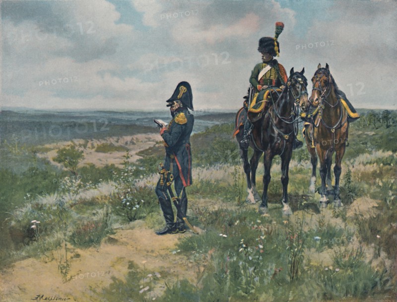 'Staff-Officer Reconnoitering', 1896. Artist: Unknown.