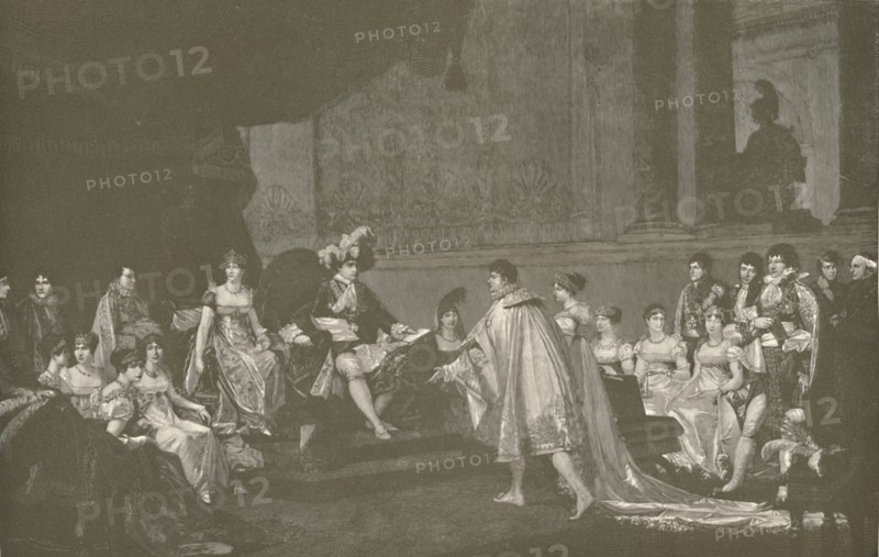 'Marriage of Prince Jerome Bonaparte and Princess Frederica Catherine of Würtemberg', 1807, (1896). Artist: M Haider.