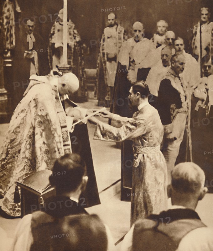 'The Sword of State', May 12 1937. Creator: Unknown.