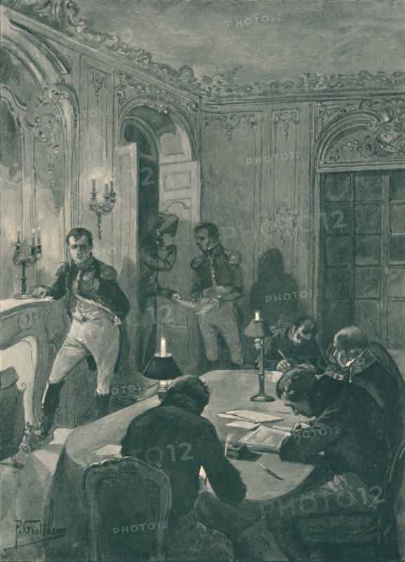 'Napoleon Dictating To His Secretaries', 1896. Artist: Unknown.
