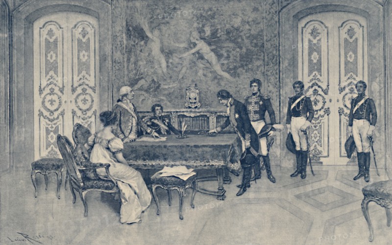 'The Arrest of Ferdinand', 1807, (1896).  Artist: Unknown.