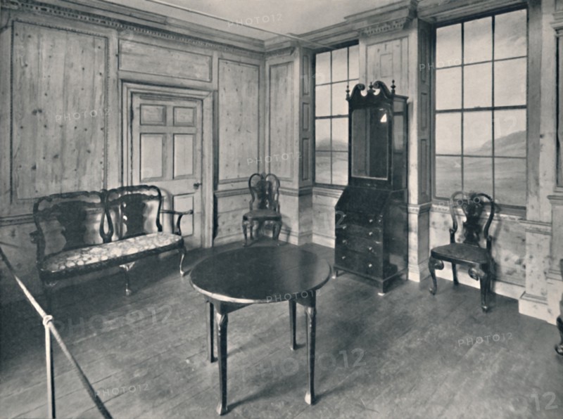 'Panelled Room, date about 1740, with Furniture Mostly of the Queen Anne Period', 1927. Artist: Unknown.