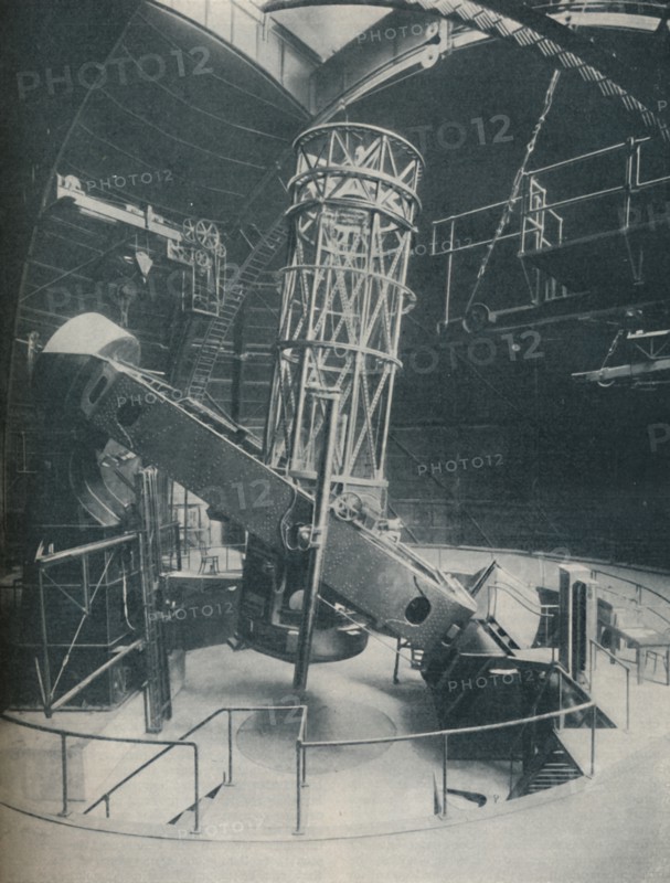 'Hedged Round With Steel and Concrete, the 100-Inch Reflector', c1935. Artist: Unknown.