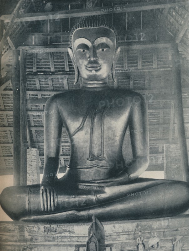 'Glory of the Central Shrine in the Wat Suthat, Bangkok', c1935. Artist: ENA.