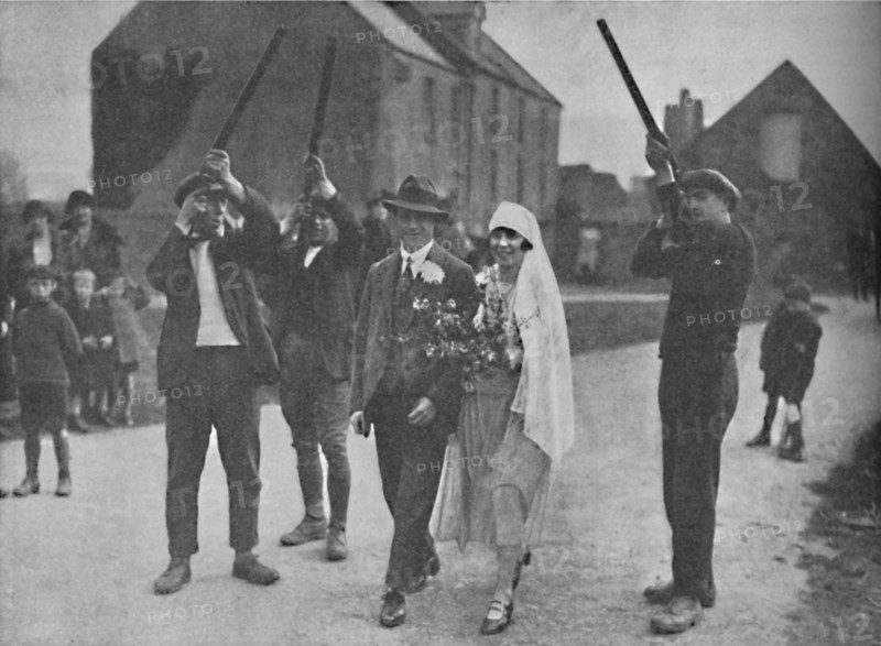 'Quaint Pagan Superstitions That Stilll Survive in Holy Island', c1935. Artist: Unknown.