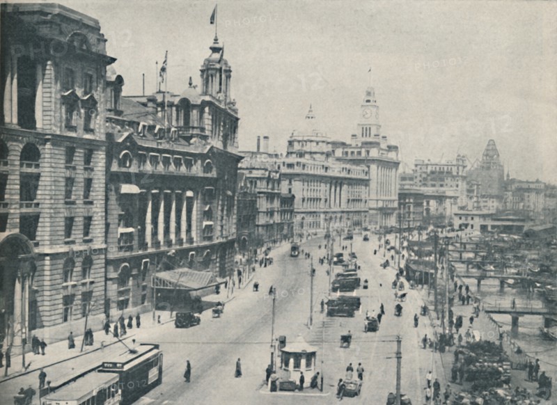'In the Bund The Enterprising Foreigner Has Come To Stay', c1935. Artist: Unknown.