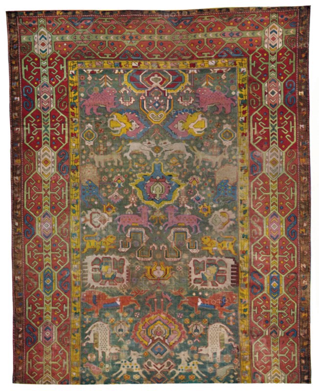 'Armenian Kouba Carpet (portion)', c19th century, (1928). Artist: Unknown.