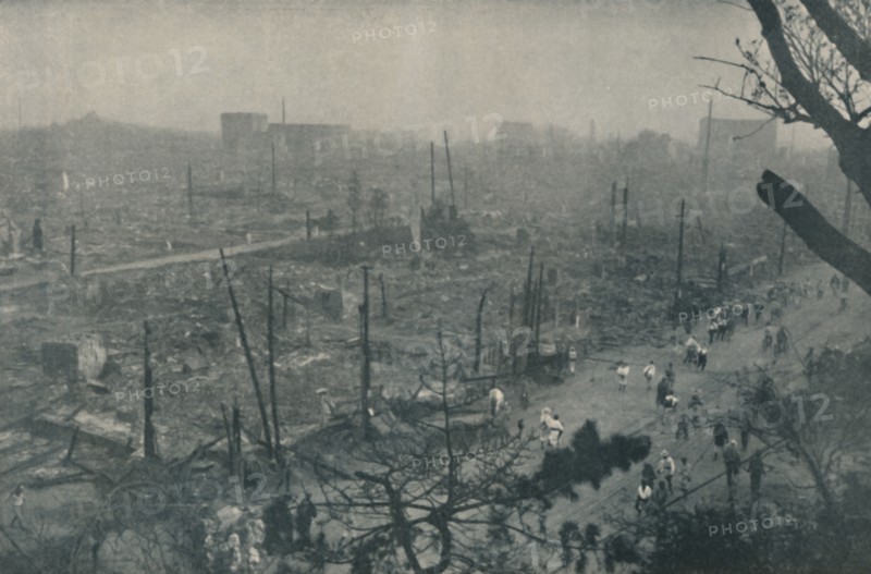 'Tokyo's Smouldering Plain of Wreckage and Ashes', c1935. Artist: Unknown.
