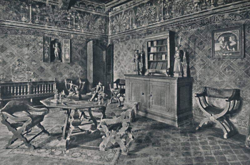 'Interior, Palazzo Davanzati', 1928. Artist: Unknown.