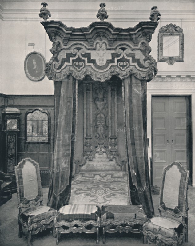 'State Bed, English, c.1708', 1928. Artist: Unknown.