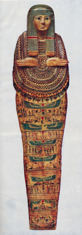 'The Mummy case of a priestess of Ammon-Ra dating from 1600 BC, (c1935). Artist: Unknown.