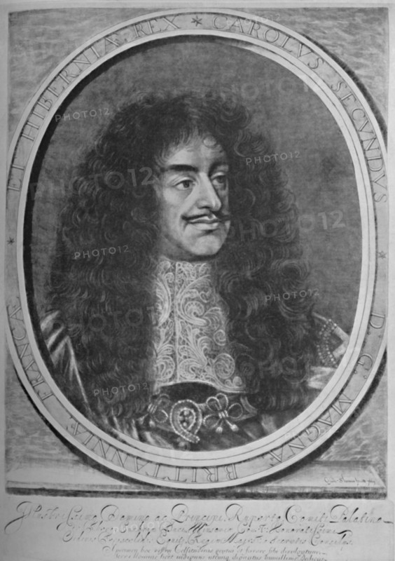 'Portrait of Charles II', c1660-1685, (1928). Artist: William Sherwin.