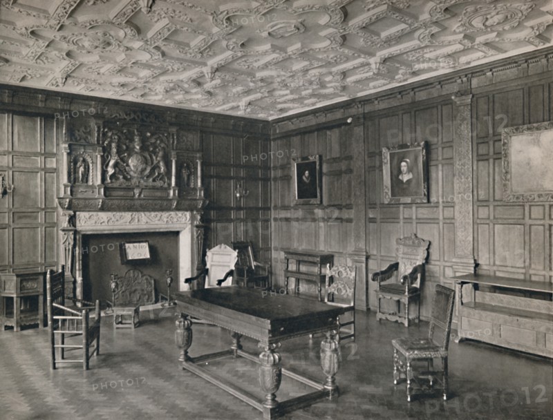 'Panelled Room from the Old Palace, Bromley-By-Bow', 1927. Artist: Unknown.