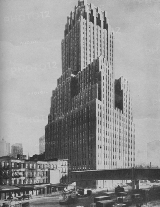 'Marvels of Ancient Babylon Outclassed in Modern New York', c1935. Artist: ENA.