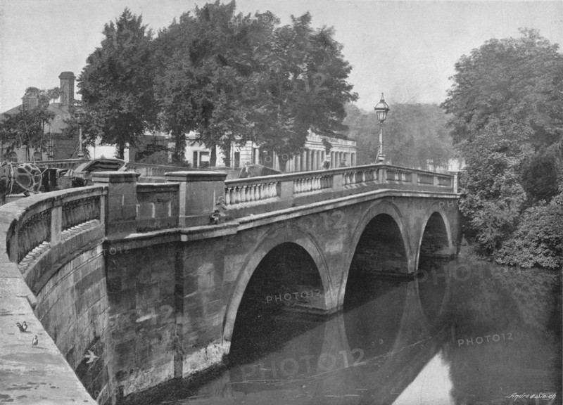 'Leamington Bridge', c1896. Artist: Valentine & Sons.