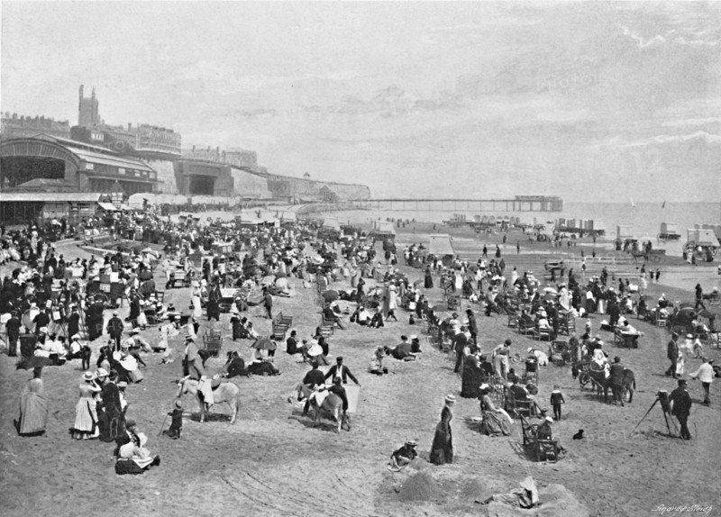 'The Sands at Ramsgate', c1896. Creator: Francis Godolphin Osbourne Stuart.