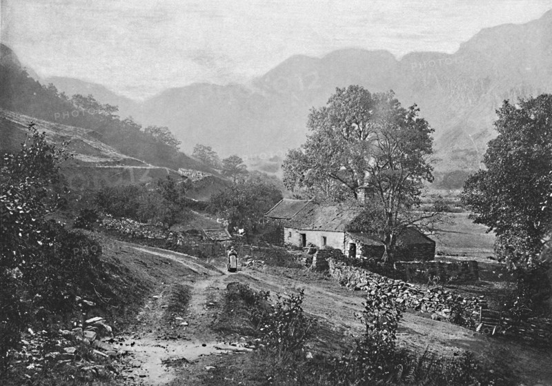 'Llyn Crafnant Valley, Above Trefriw', c1896. Artist: I Slater.