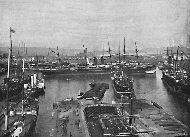 'Southampton Docks', c1896. Creator: Francis Godolphin Osbourne Stuart.