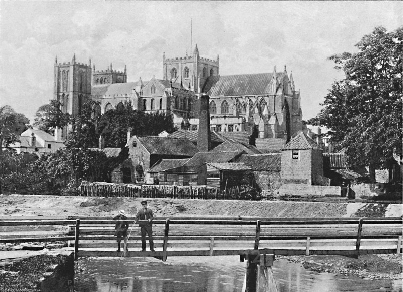 'Ripon Minster', c1896. Artist: C Watson.