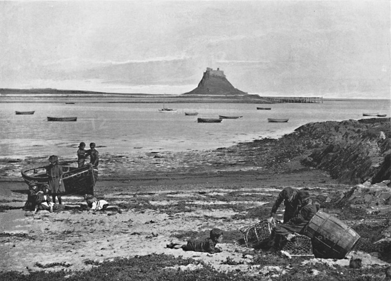 'Holy Island', c1896. Artist: M Aunty.