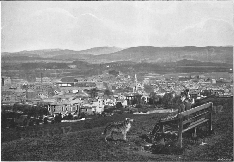 'Kendal, from the Castle', c1896. Artist: Poulton & Co.