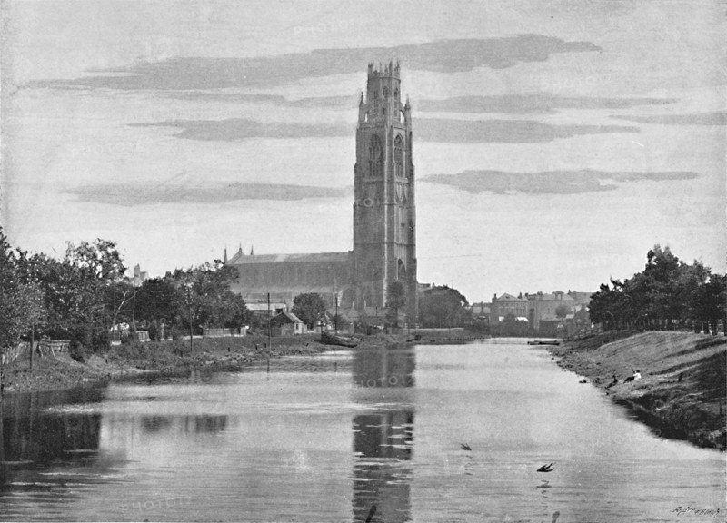 'Boston: The Church', c1896. Artist: F Beales.