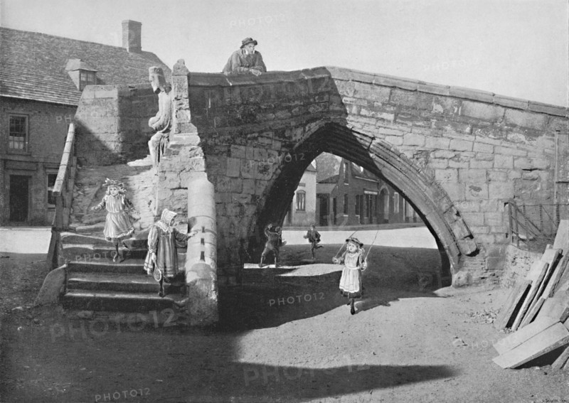'Old Bridge at Crowland, Lincolnshire', c1896. Artist: GW Wilson and Company.