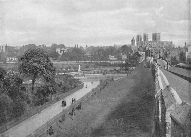 'York, from the Walls', c1896. Artist: Joseph Duncan.