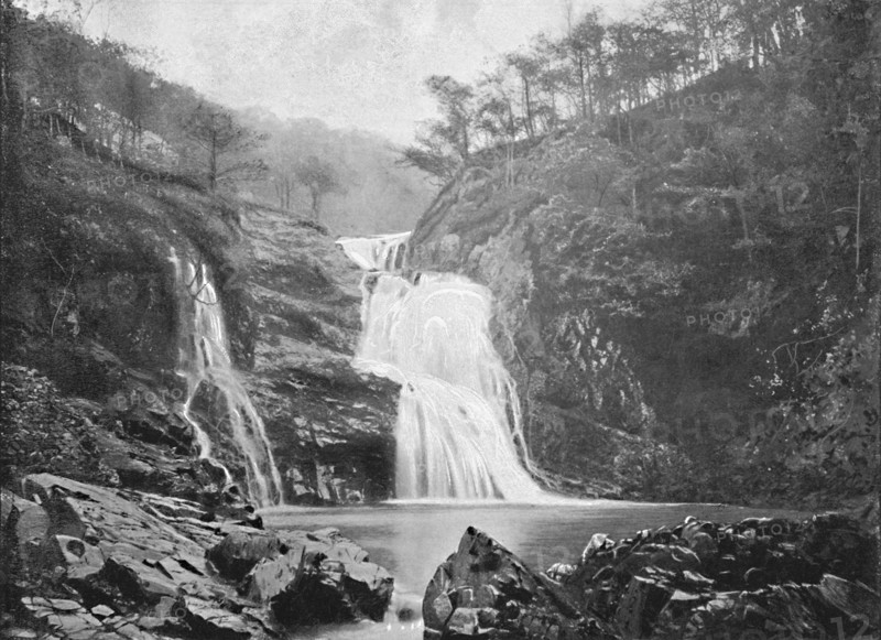 'Rhaiadr Mawddach, North Wales', c1896. Artist: Green Brothers.