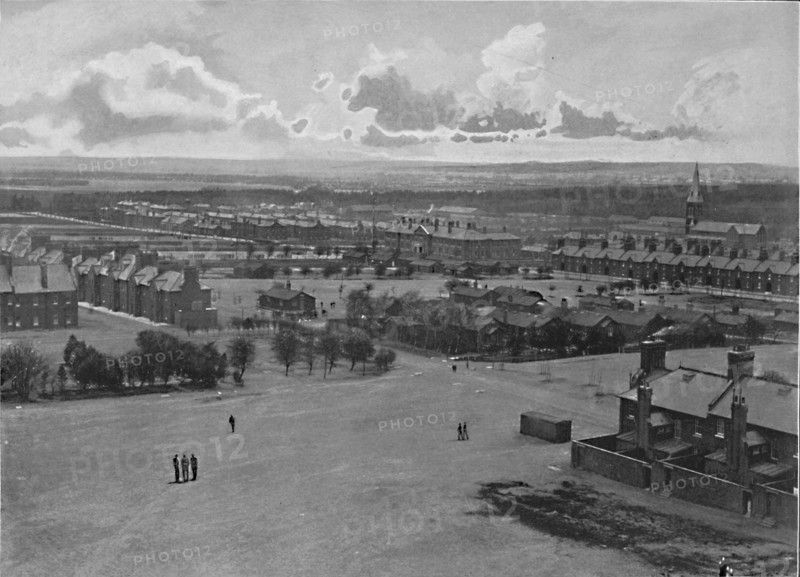 'Aldershot Camp', c1896. Artist: Wyrall & Son.