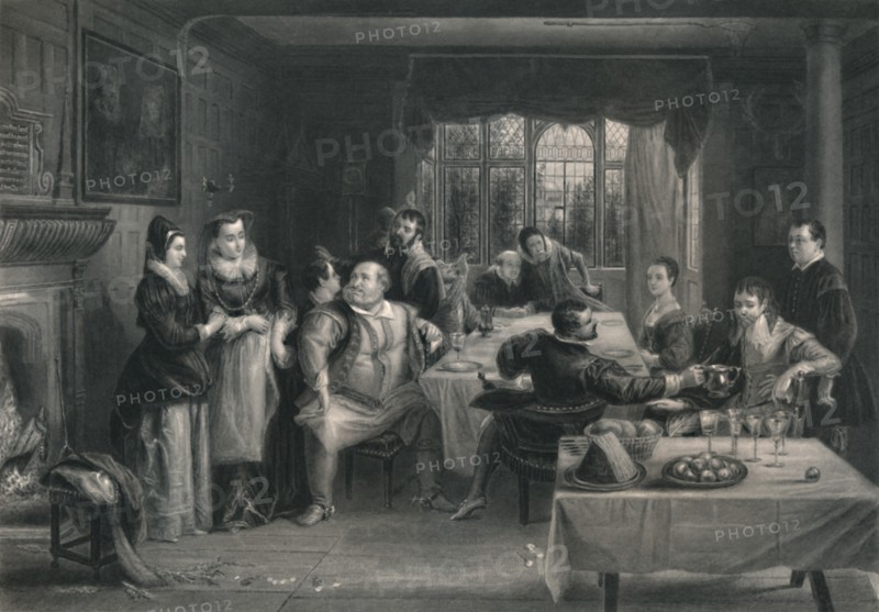 'Falstaff and his Friends (The Merry Wives of Windsor)', c1870. Artist: W Greatbatch.