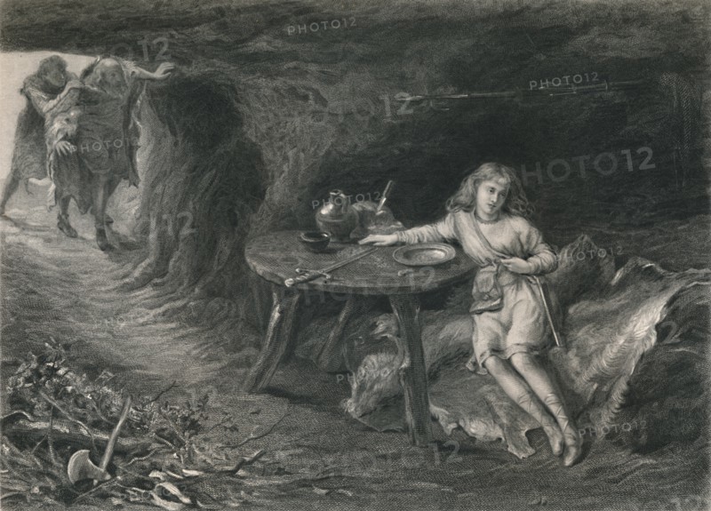 'Imogen in the Cave (Cymbeline)', c1870. Artist: David Desvachez.