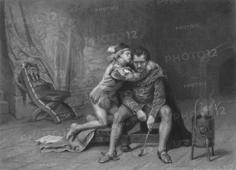 'Prince Arthur and Hubert (King John)', c1870. Creator: David Desvachez.