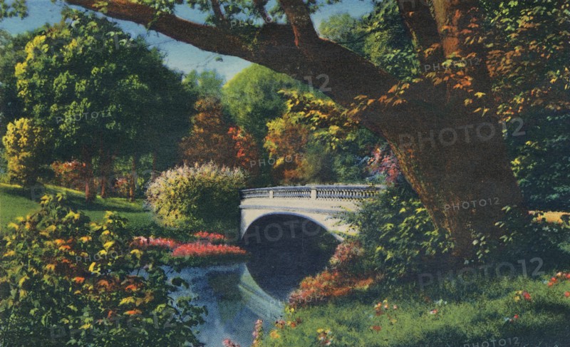 'Bridge No. 5, Cherokee Park', 1942. Artist: Caufield & Shook.