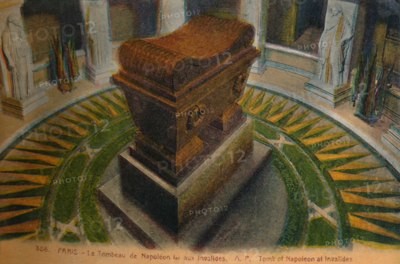 Tomb of Napoleon at Les Invalides, Paris, c1920. Artist: Unknown.