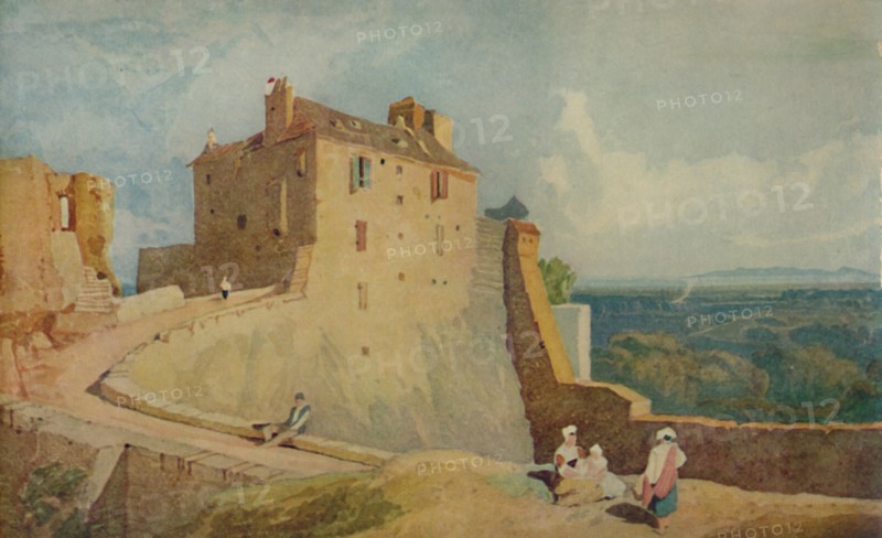 'On the Rampart, Domfont, France', 1923. Artist: John Sell Cotman.