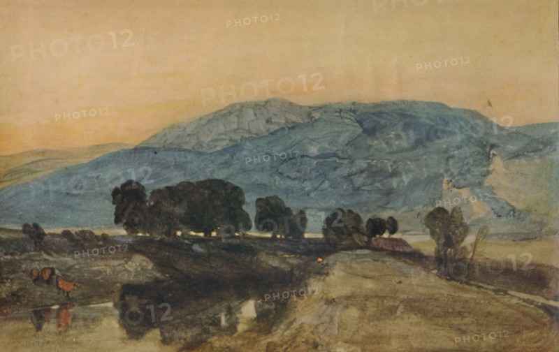 'Rocky Landscape, Sunset', 1923. Artist: John Sell Cotman.