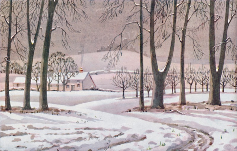 'Winter - The Physical, Chemical and Biological Changes Wrought By The Sun During The Year', 1935. Artist: Unknown.