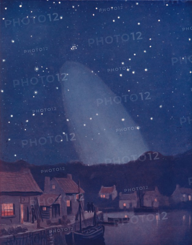 'The Mysterious Cone of the Light in the Sky', 1935. Artist: Unknown.
