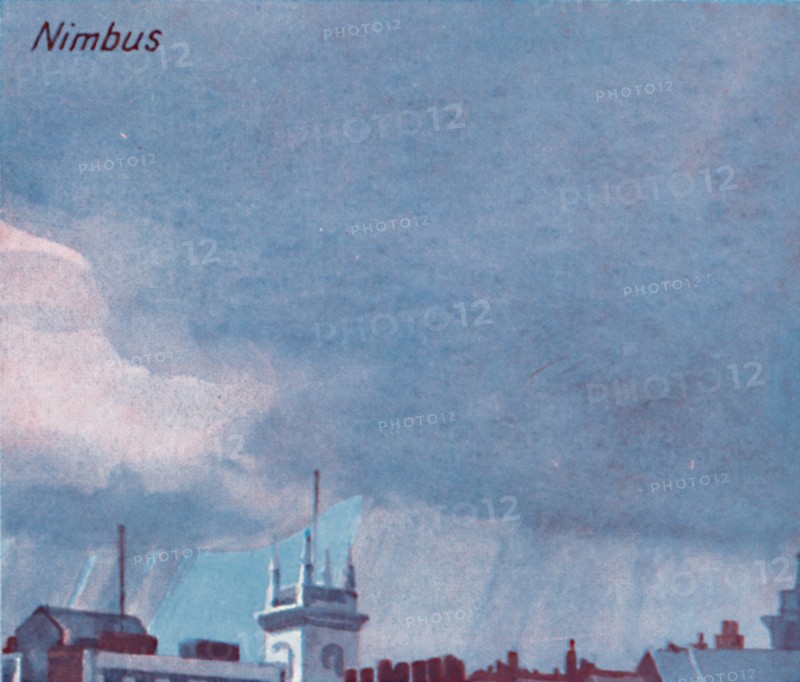 'Nimbus - A Dozen of the Principal Cloud Forms In The Sky', 1935. Artist: Unknown.