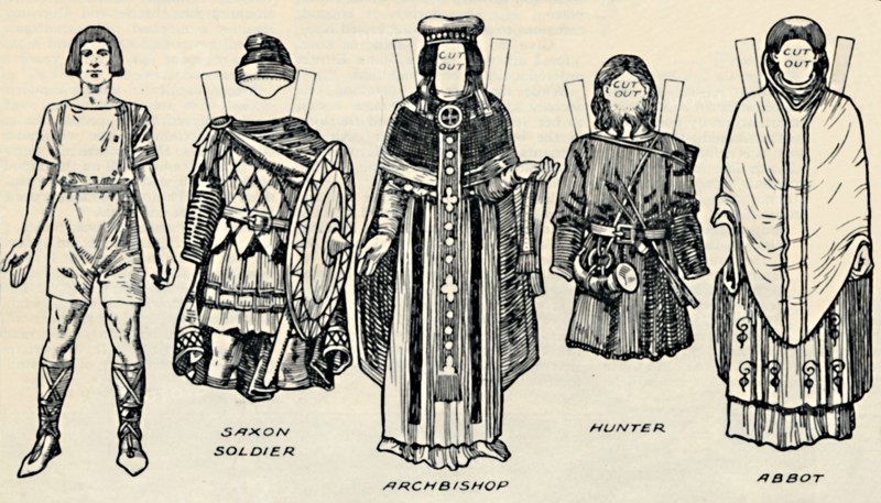 'The Gallery of British Costume: The Dress of Danes & Later Anglo-Saxons', c1934. Artist: Unknown.