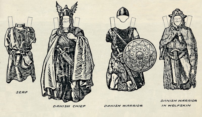 'The Gallery of British Costume: The Dress of Danes & Later Anglo-Saxons', c1934. Artist: Unknown.